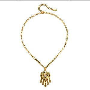 UNLOCKED HEART TALISMAN NECKLACE